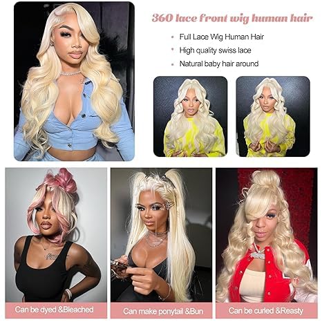613 Lace Front Wig Human Hair 360 Lace Front Wigs Human Hair