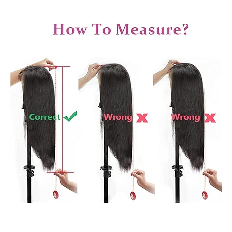 Brazilian Bone Straight Human Hair HD Transparent Lace Frontal Wig 32 30 i