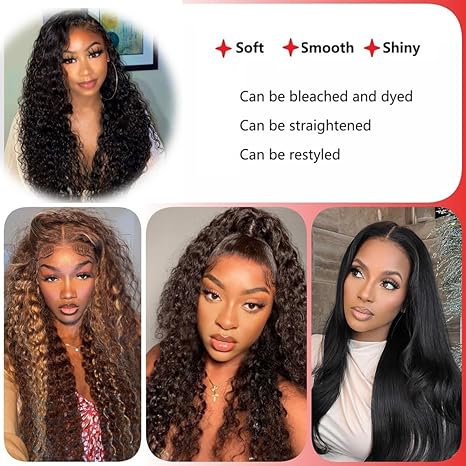 12A Brazilian Deep Wave Human Hair 3 Bundles