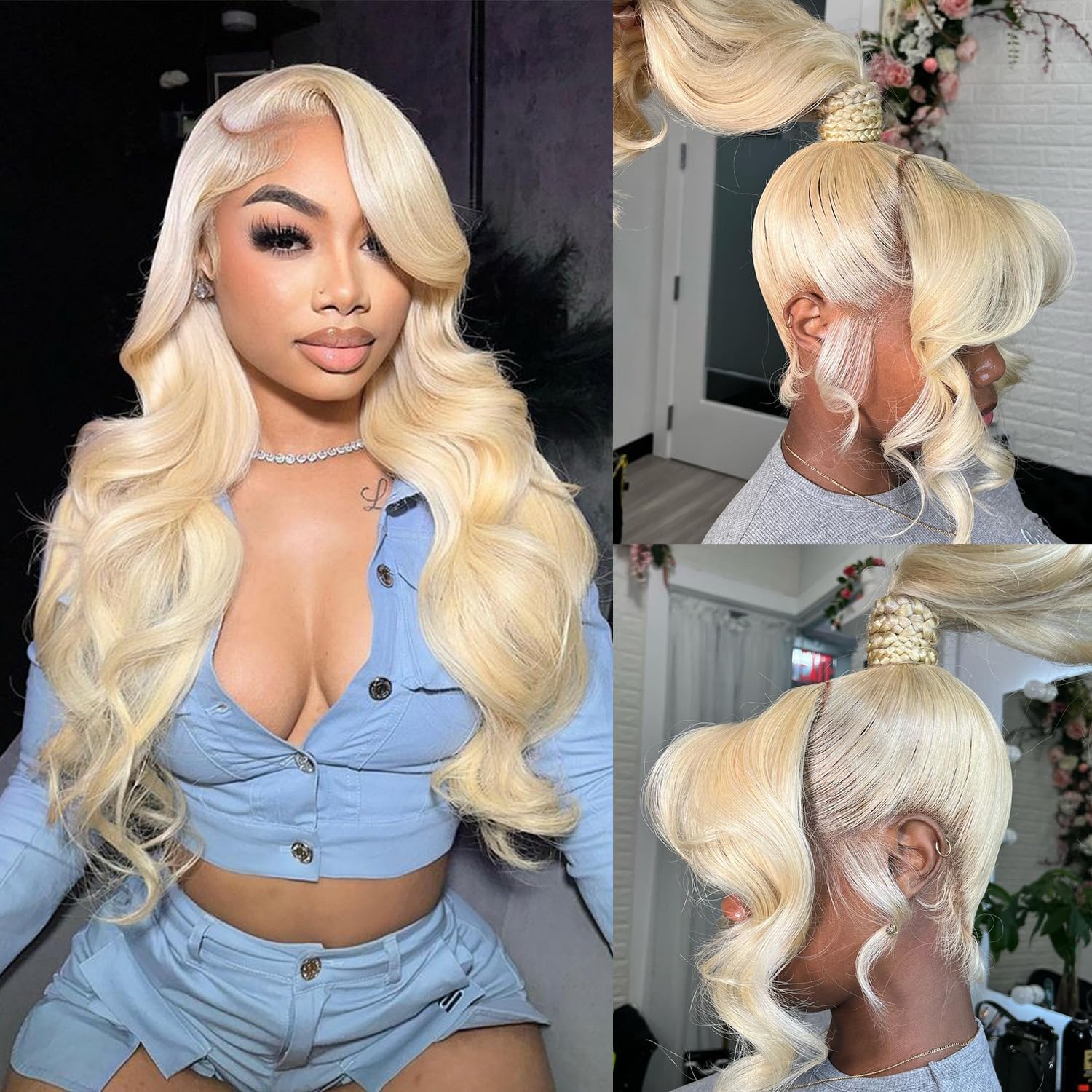 613 Lace Front Wig Human Hair 360 Lace Front Wigs Human Hair