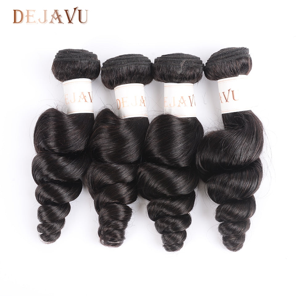 Loose Wave Non-Remy Human Hair Bundles Extension