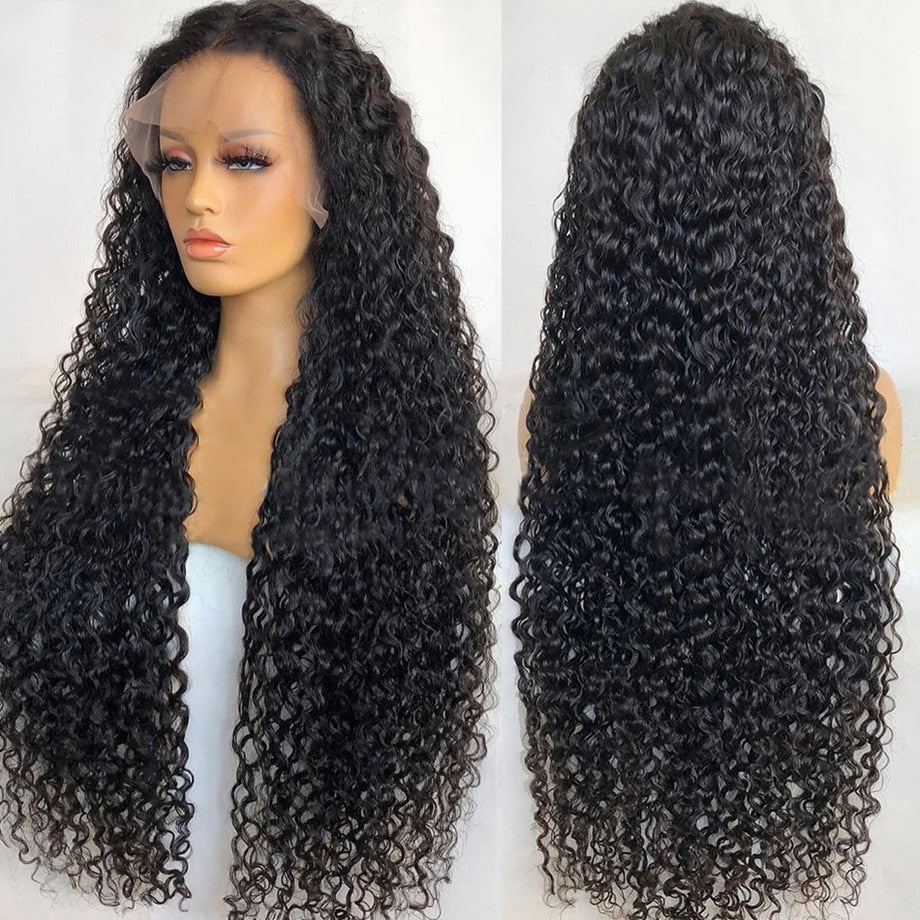 Brazilian Loose Wave Human Hair Full Hd 13x4 Lace Frontal Wigs 30 40 Inch