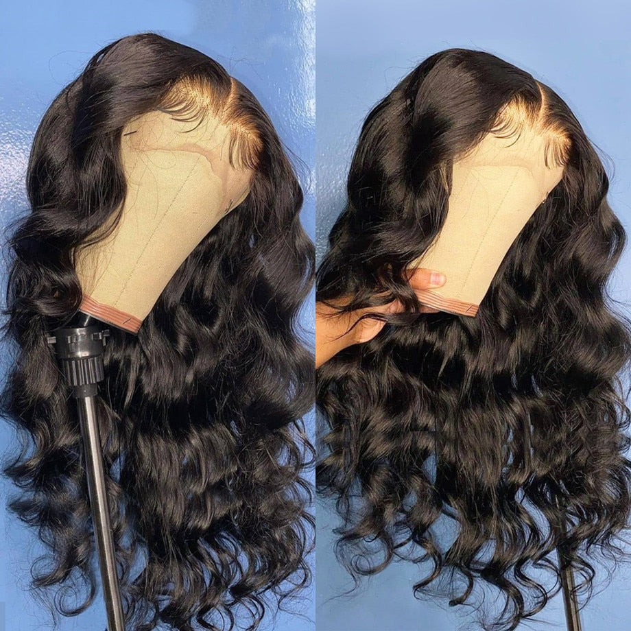 Brazilian Body Wave Human Hair 13x6/5x5 Lace Frontal Wigs 30 40 inch